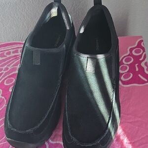 Lands' End Men's Black Loafers
